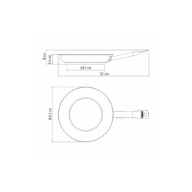Stainless Steel Frying Pan 30cm
