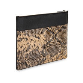 Una Snake Panel Pouch