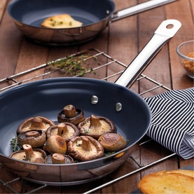Ceramic Coated Stainless Steel Frying Pan 20cm