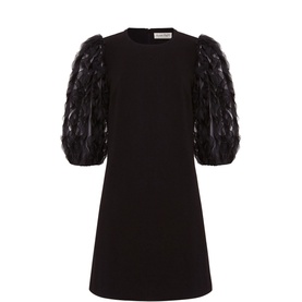 Aida Ruffle Sleeve Mini Dress