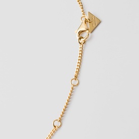 Metal Triangle Logo Necklace