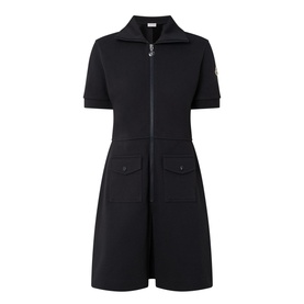Felt Logo Polo Dress