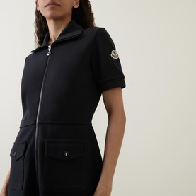 Felt Logo Polo Dress