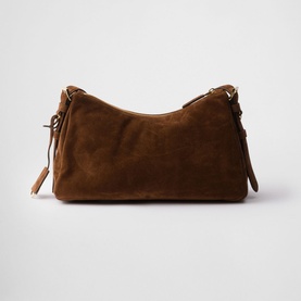 Aim&eacute;e Medium Suede Shoulder Bag