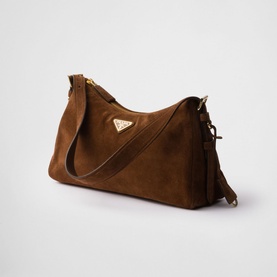 Aim&eacute;e Medium Suede Shoulder Bag