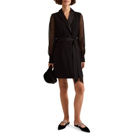 Saeda Tuxedo Mini Dress