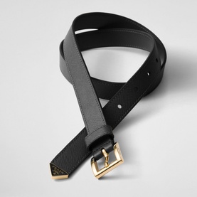 Saffiano Leather Belt