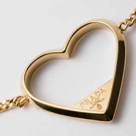 Metal Heart Logo Bracelet