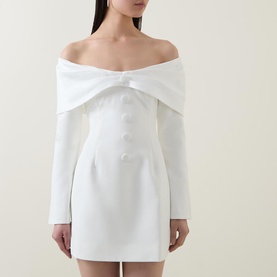 The Ultimate Muse Bow Mini Dress