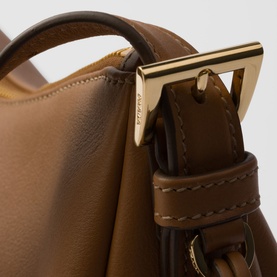 Aim&eacute;e Medium Leather Shoulder Bag