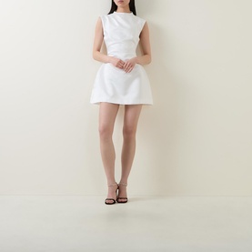 The Ultimate Muse Satin Ruched Mini Dress