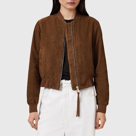 Orten Suede Bomber Jacket