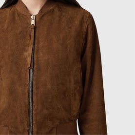 Orten Suede Bomber Jacket