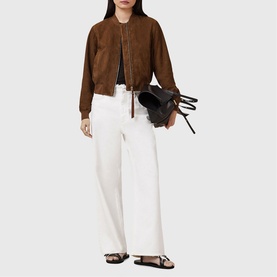 Orten Suede Bomber Jacket