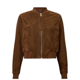 Orten Suede Bomber Jacket