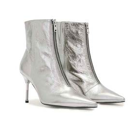 Natasha Met Heeled Boots