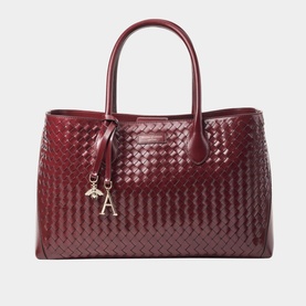 London Woven Tote Bag