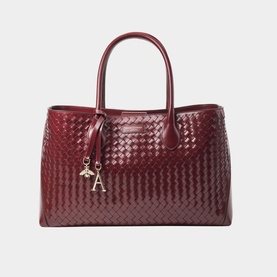 London Woven Tote Bag