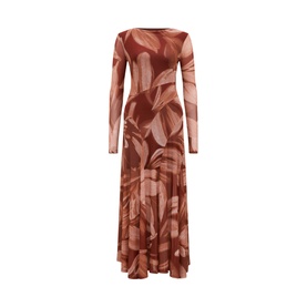 Tammy Asymmetric Printed Dress