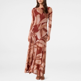 Tammy Asymmetric Printed Dress