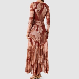 Tammy Asymmetric Printed Dress