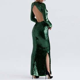 Belle Sequin Maxi Dress