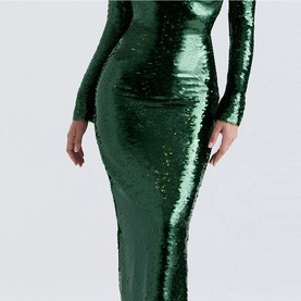Belle Sequin Maxi Dress