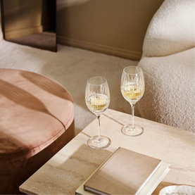 Lismore Diamond Wine Glass Set of Two