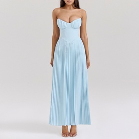 Marcella Pleated Gown