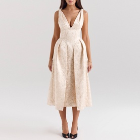 Paloma Jacquard Dress