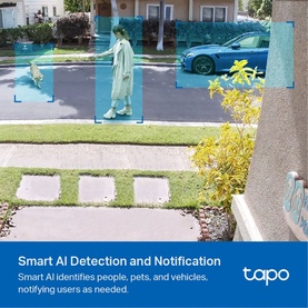 Tapo Smart Wire-Free Security Camera System 2K QHD