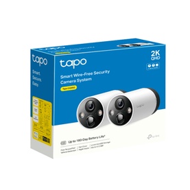 Tapo Smart Wire-Free Security Camera System 2K QHD