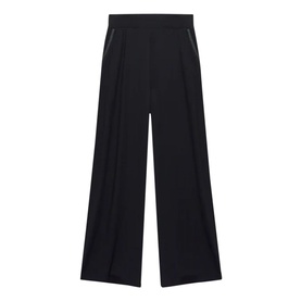 High-Rise Palazzo Wide Leg Trousers