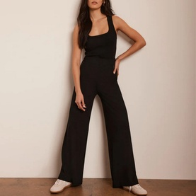 High-Rise Palazzo Wide Leg Trousers