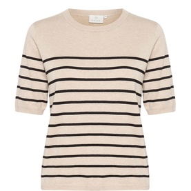 Lizza Striped Knit Top