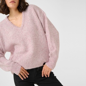 Trina Ribbed Trim Sweater