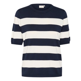 Lizza Striped Knit Top