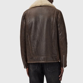 Xylon Shearling Biker Jacket
