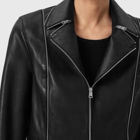 Landers Cropped Biker Jacket