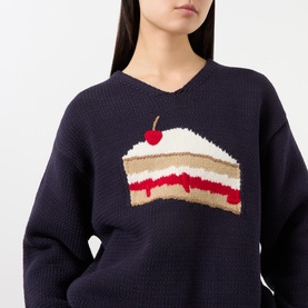 Graphic Knitted Sweater