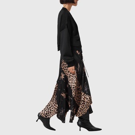 Arleen Mixed Print Skirt