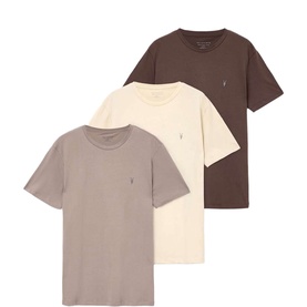 Three-Pack Brace Ramskull Logo T-Shirt