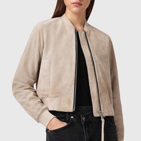 Orten Suede Bomber Jacket