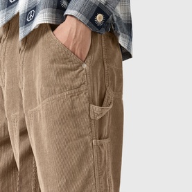 Dunstan Loose Corduroy Workwear Trousers