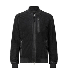 Kemble Suede Bomber Jacket