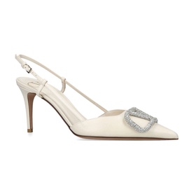 V-Logo 80 Slingback Pumps