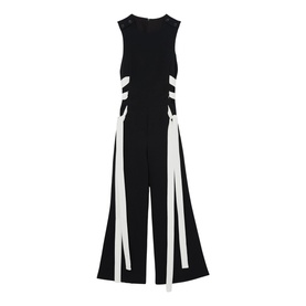 Emma Lace-Up Wide Leg Jumpsuit