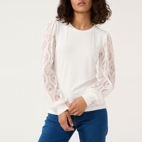 Nima Lace Jersey Blouse