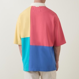 Colour-Blocked Rugby Shirt