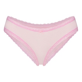 Lace Trim Brief Cherry Blossom Tonal